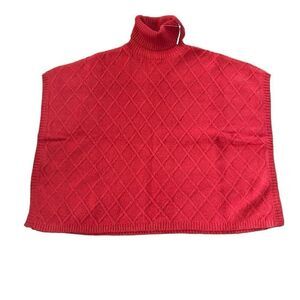 Ann Taylor loft new with tag red poncho
